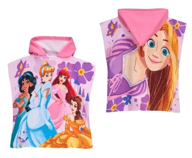 Księżniczki Disneya, Roszpunka, okrycie kąpielowe, ponczo, 50-100 cm