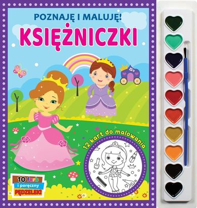 Księżniczki. Poznaję i maluję