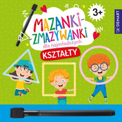 Kształty. Mazanki-zmazywanki
