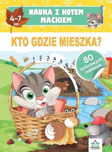 Kto gdzie mieszka? Nauka z kotem Maćkiem