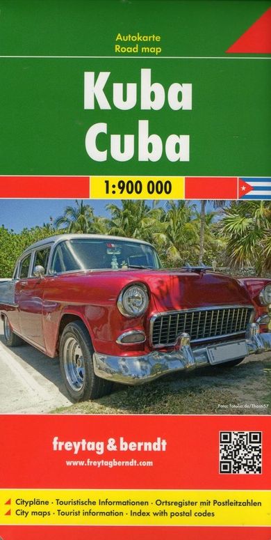Kuba. Mapa. Skala: 1:900 000