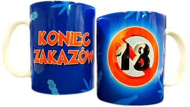 Kubek, 18-tka, koniec zakazów, 300 ml