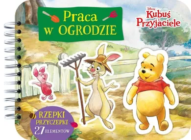 Kubuś Puchatek. Praca w ogrodzie. Rzepki-przyczepki