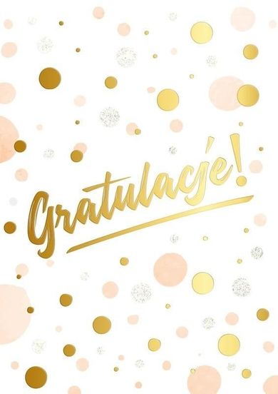 Kukartka, karnet B6, Gratulacje