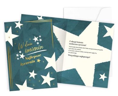 Kukartka, karnet B6, Imieniny