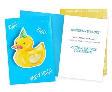 Kukartka, karnet B6, kaczuszka