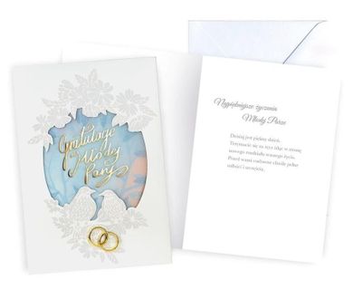 Kukartka, karnet B6, Ślub