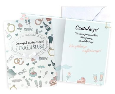 Kukartka, karnet B6, Ślub