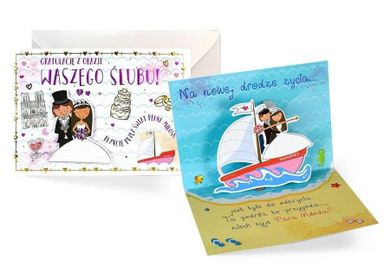 Kukartka, karnet B6, Ślub