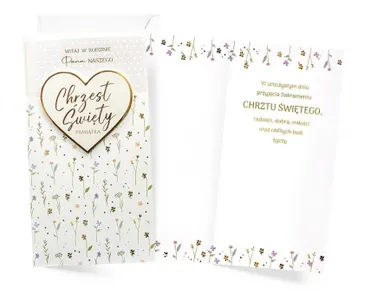 Kukartka, karnet, Chrzest