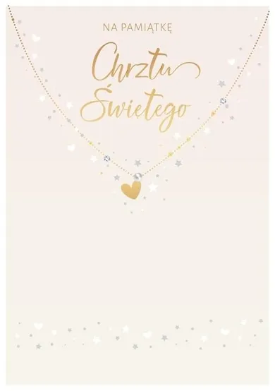 Kukartka, karnet Chrzest