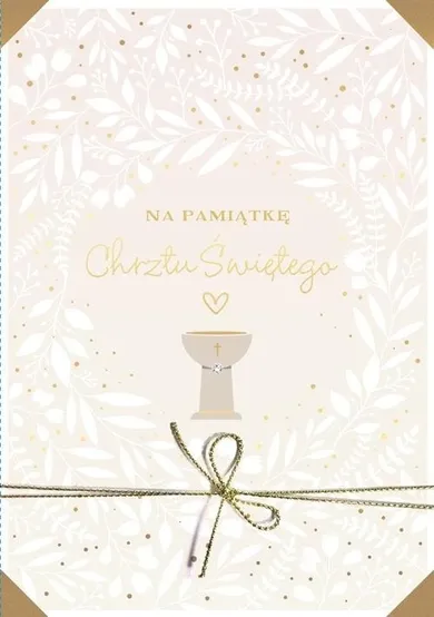 Kukartka, karnet, Chrzest