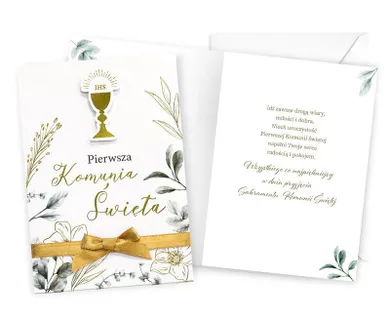 Kukartka, karnet, Komunia