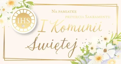 Kukartka, karnet, Komunia