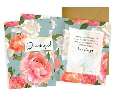 Kukartka, karnet, Podziękowania