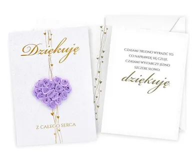 Kukartka, karnet, Podziękowania