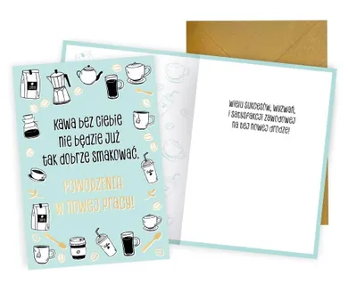 Kukartka, karnet Podziękowania za współpracę