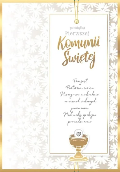 Kukartka, karnet primus, Komunia