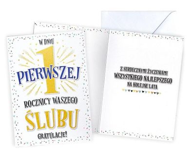 Kukartka, karnet, Rocznica ślubu 1