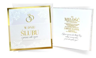 Kukartka, karnet, Ślub