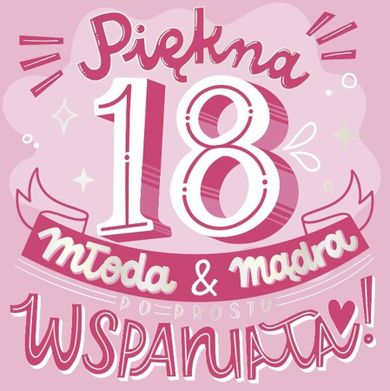 Kukartka, karnet, Urodziny 18