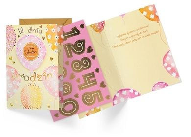 Kukartka, karnet, Urodziny