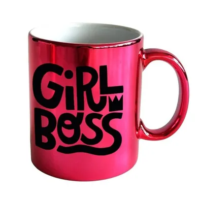 Kukartka, kubek ON, Girl Boss, 300 ml