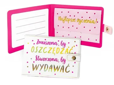 Kukartka, portfelik, Zmuszona, by oszczędzać