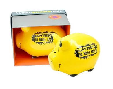 Kukartka, skarbonka, mała świnka, Łapy precz od mojej kasy