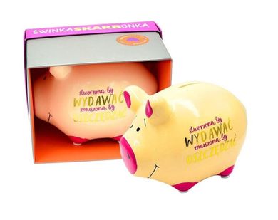 Kukartka, skarbonka, mała świnka, Stworzona, by wydawać