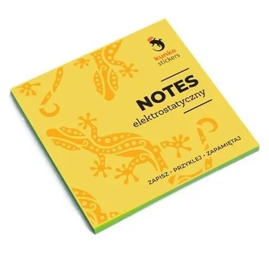 Kunke, notes elektrostatyczny, zielony, 100 karteczek, 10-9,8 cm