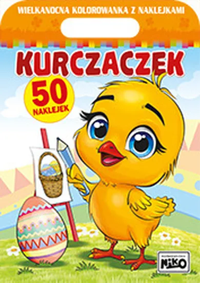 Kurczaczek. Wielkanocna kolorowanka z naklejkami