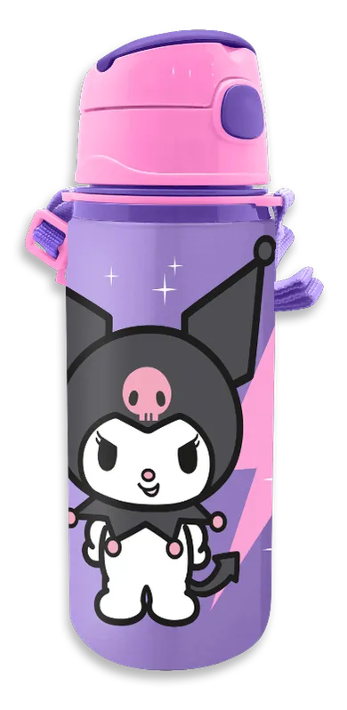 Kuromi, bidon aluminiowy, 600 ml