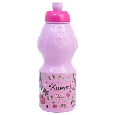 Kuromi, butelka sportowa na wodę, 400 ml