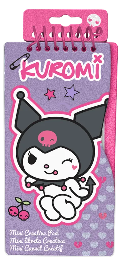 Kuromi, Mini, zestaw do kolorowania, z naklejkami