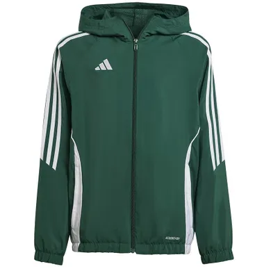 Kurtka chłopięca z kapturem, zielona, Adidas