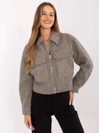 Kurtka damska, szara, Sublevel