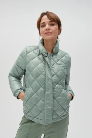 Kurtka damska, zielona, Moodo