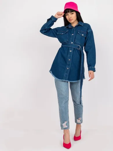 Kurtka jeansowa damska, denim, Rue Paris