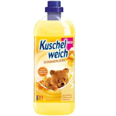 Kuschelweich, płyn do płukania, wilde vanille, żółty, 1l
