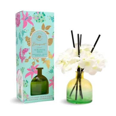 La Casa de los Aromas, Flower Bouquet, patyczki zapachowe, Biała Herbata & Róże, 170 ml