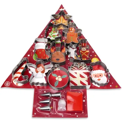 La Cucina, wykrawacze do ciastek, stalowe, 17 elementów