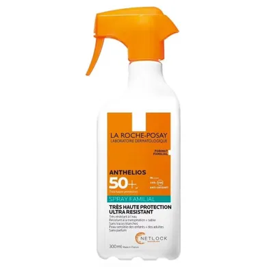 La Roche Posay, Anthelios Family, spray przeciwsłoneczny SPF50+, 300 ml