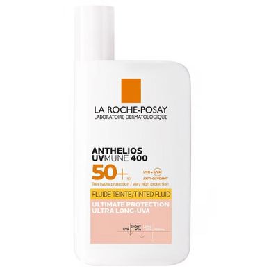 La Roche Posay, Anthelios UVmune 400, barwiący fluid przeciwsłoneczny, SPF50+, 50 ml