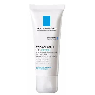 La Roche Posay, Effaclar H Iso-Biome, nawilżający krem do skóry wrażliwej i skłonnej do niedoskonałości, 40 ml