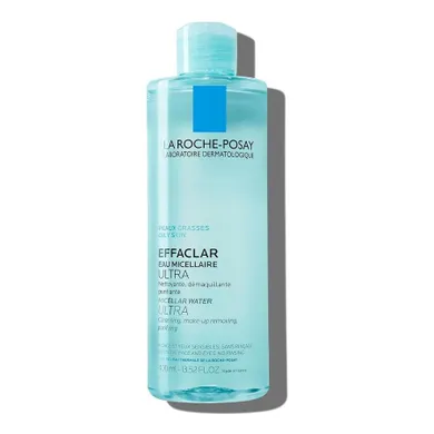 La Roche Posay, Effaclar, płyn micelarny ultra do skóry tłustej i skłonnej do trądziku, 400 ml