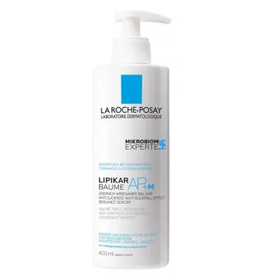 La Roche Posay, Lipikar Baume AP+M, balsam do ciała przeciw swędzeniu i nawracającej suchości, 400 ml