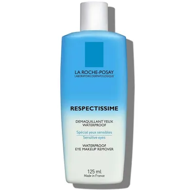 La Roche Posay, Respectissime Eye Makeup Remover, delikatny płyn do demakijażu wrażliwych oczu, 125 ml