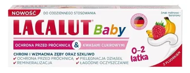 Lacalut, Baby, pasta do zębów dla dzieci, 0-2 lat, 55 ml