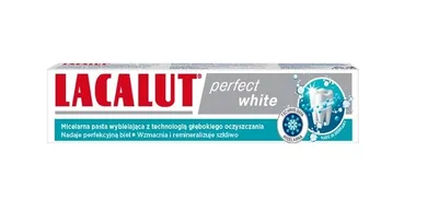 Lacalut, Perfect White, pasta do zębów, 75 ml